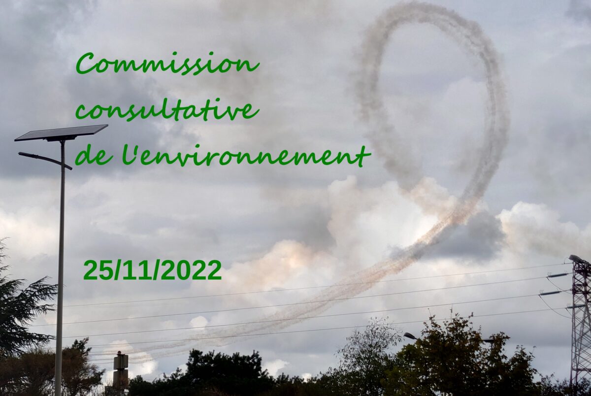 Les doléances du Collectif Francazal au sujet de la Commission consultative de l’environnement.